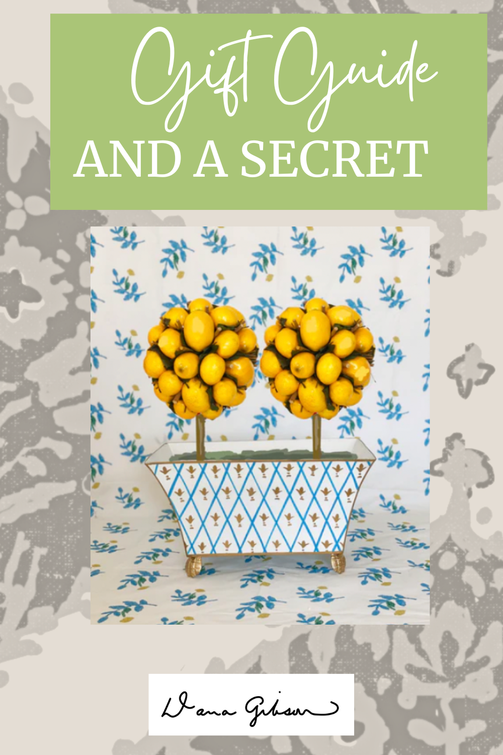 Dana Gibson Gift Guide and a Secret