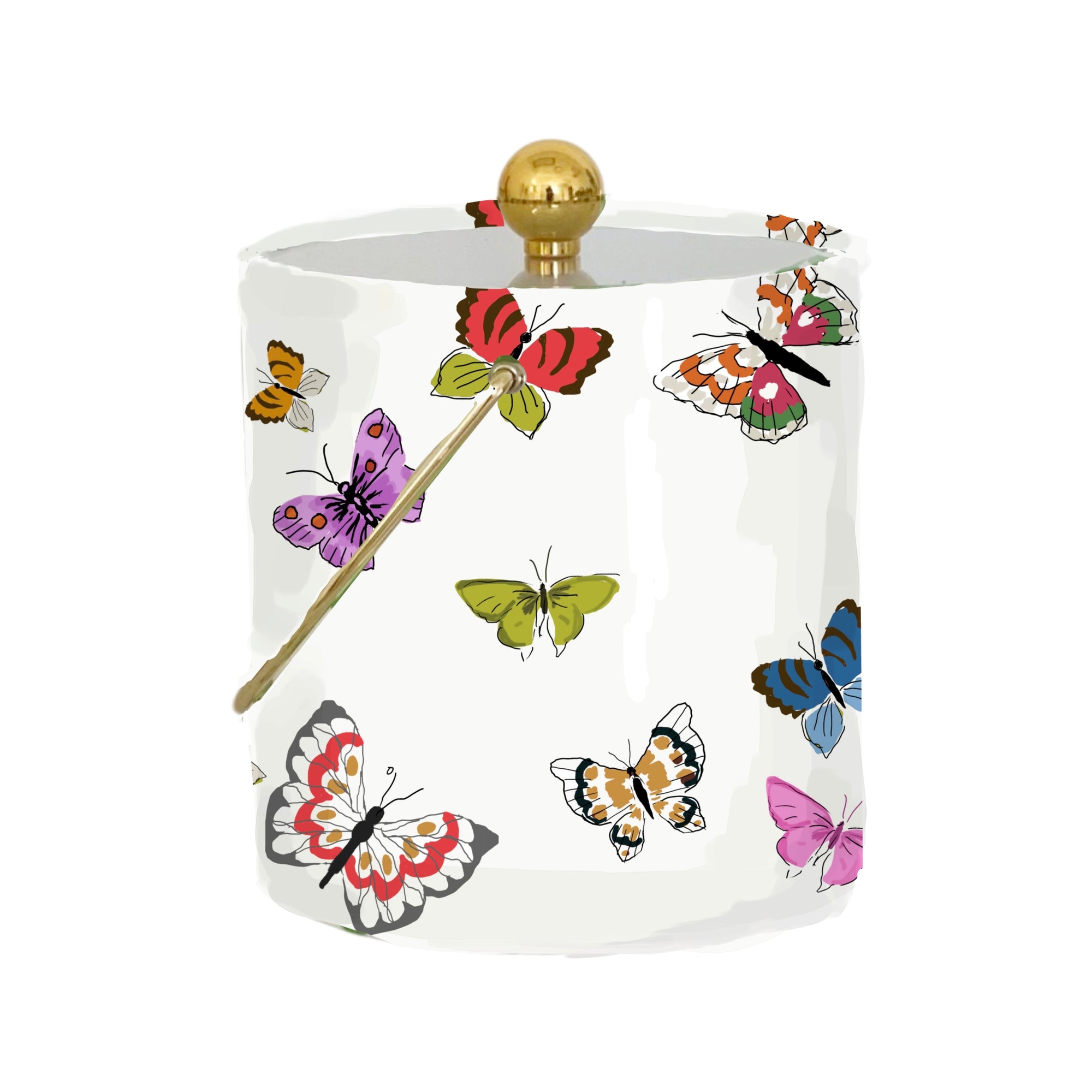 Papillon Ice Bucket by Dana Gibson