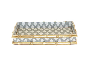 Dana Gibson Bamboo in Parsi Grey Letter Tray