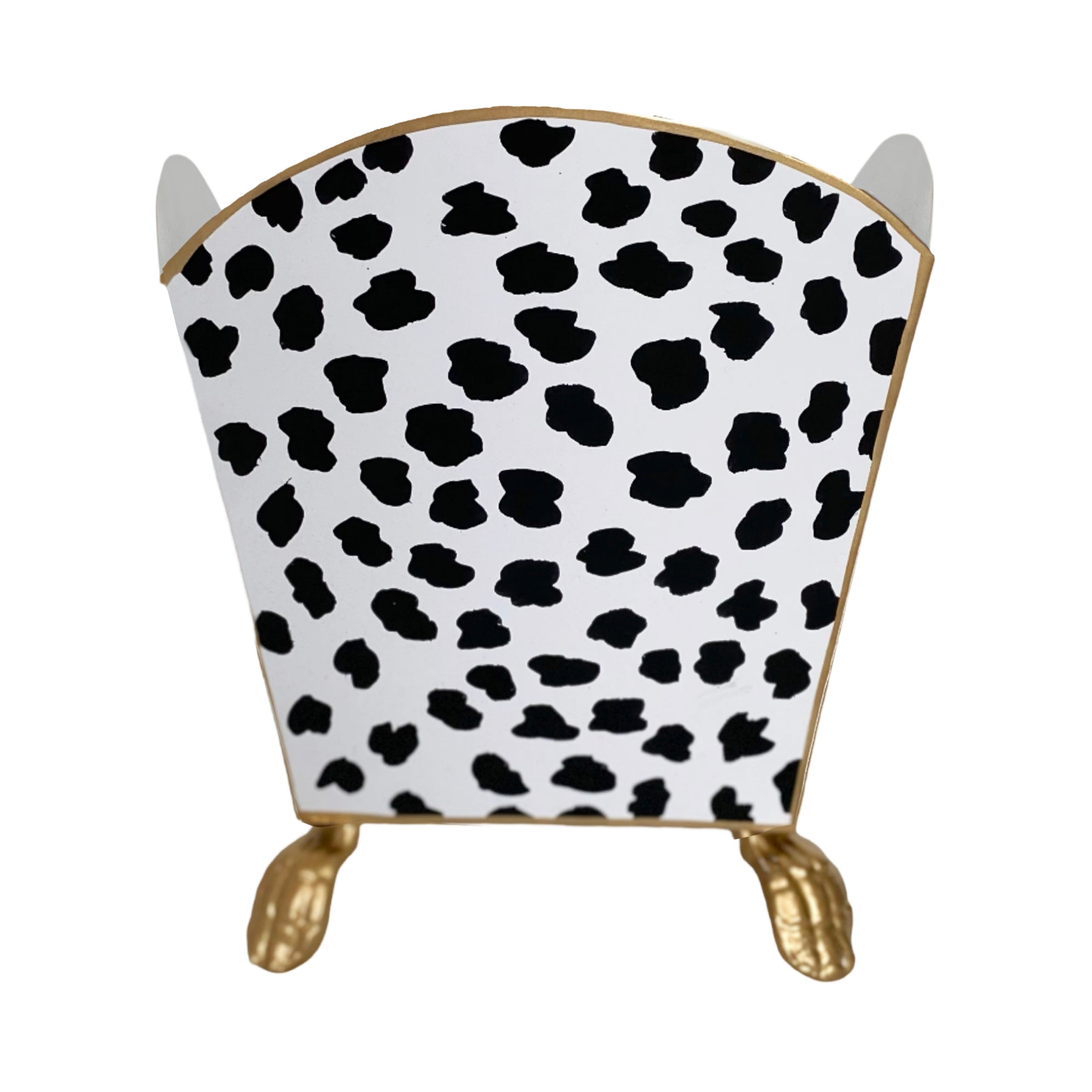Dana Gibson Large Fleck Cachepot in Black, Navy, or Green
