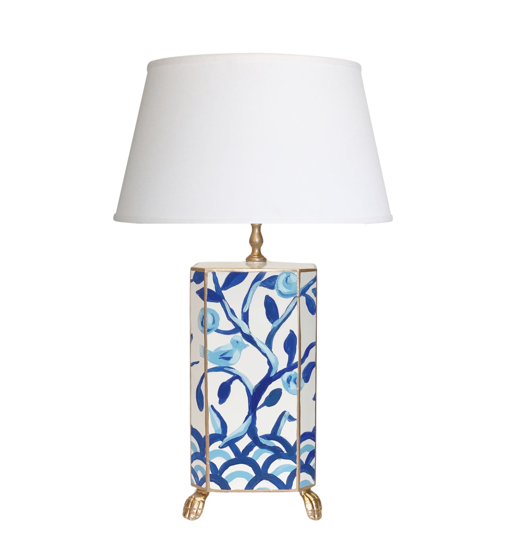 Dana Gibson Cliveden in Blue Small Lamp