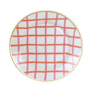 Dana Gibson Bowl in Pink Window Pane