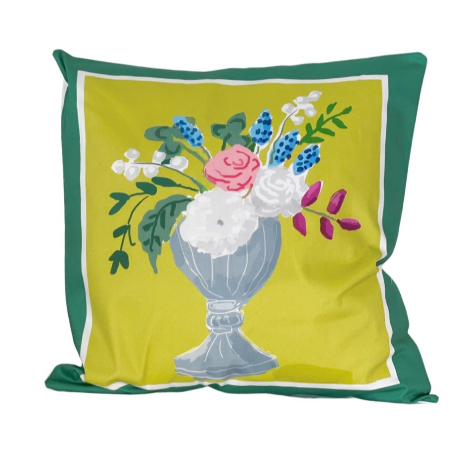 Dana Gibson, Delilah Pillow in Chartreuse