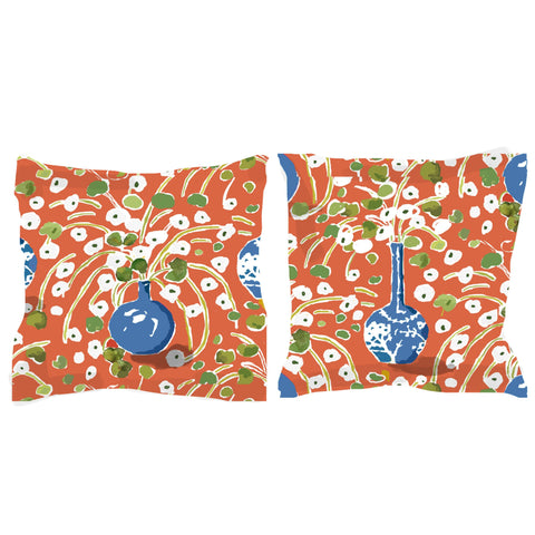 Dana Gibson  Fenella Pillow in Orange