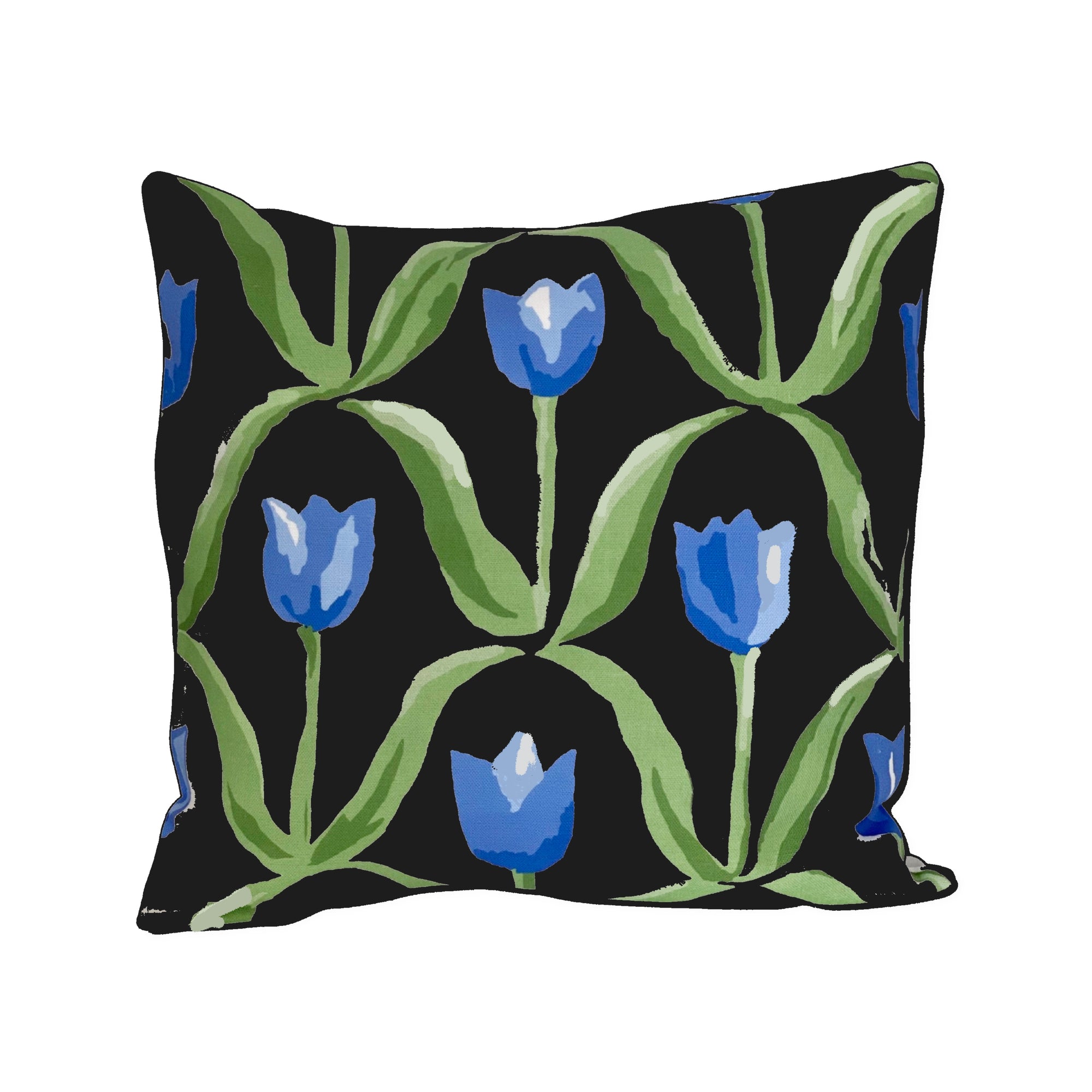 Dana Gibson Tulip on White Pillow