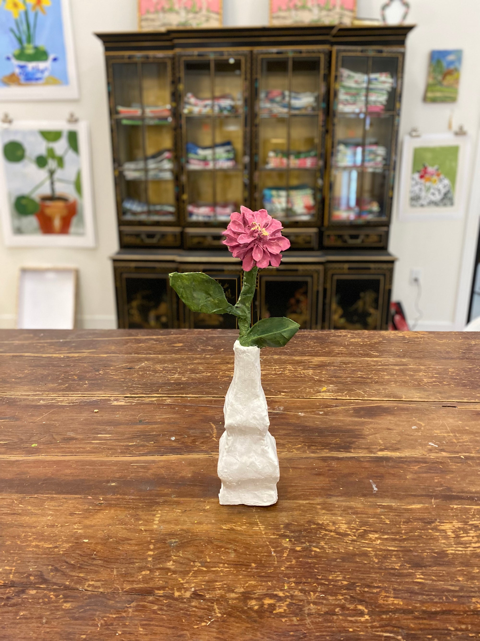 Dana Gibson Dahlia Bud Vase
