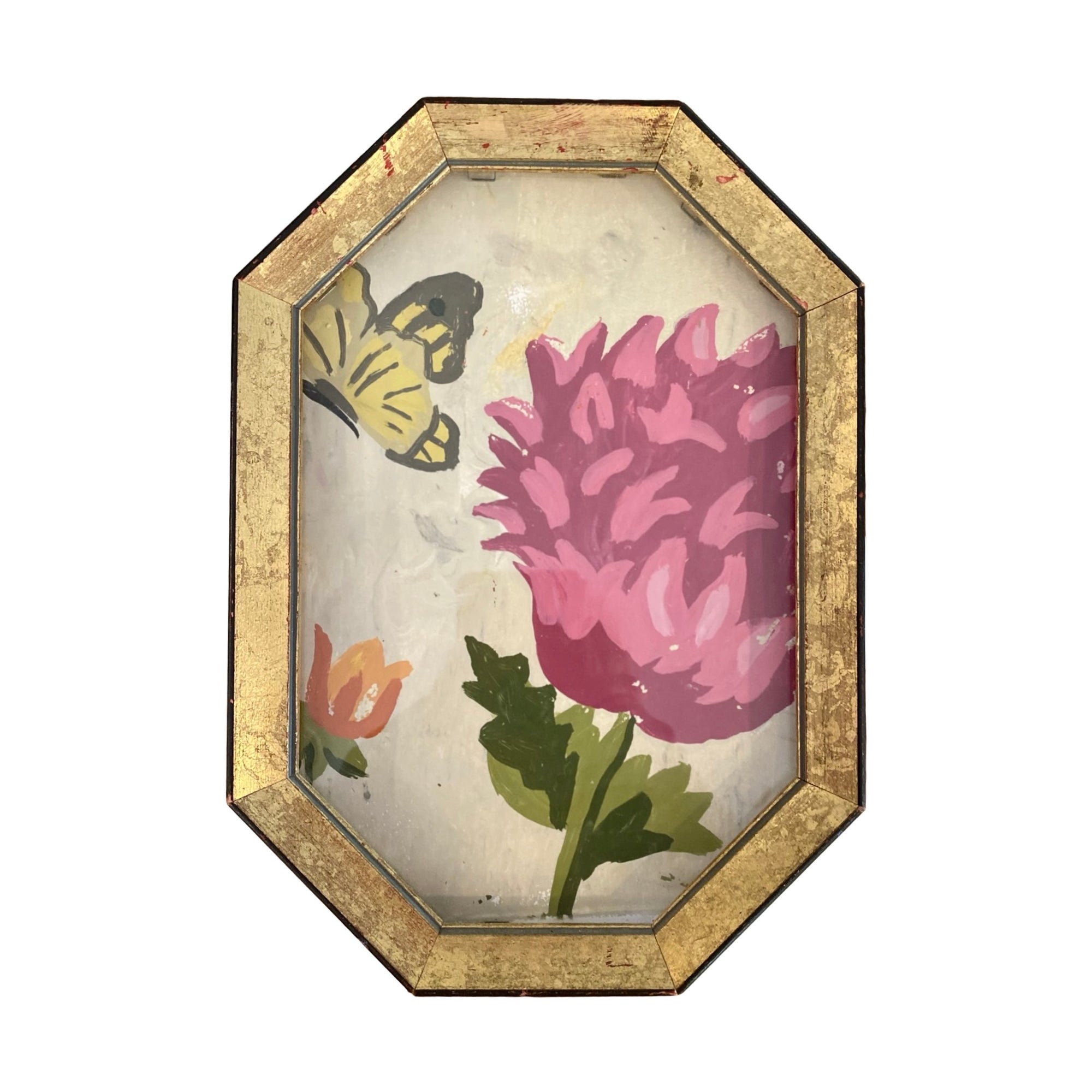 Dana Gibson Pink Dahlia Modern Floral