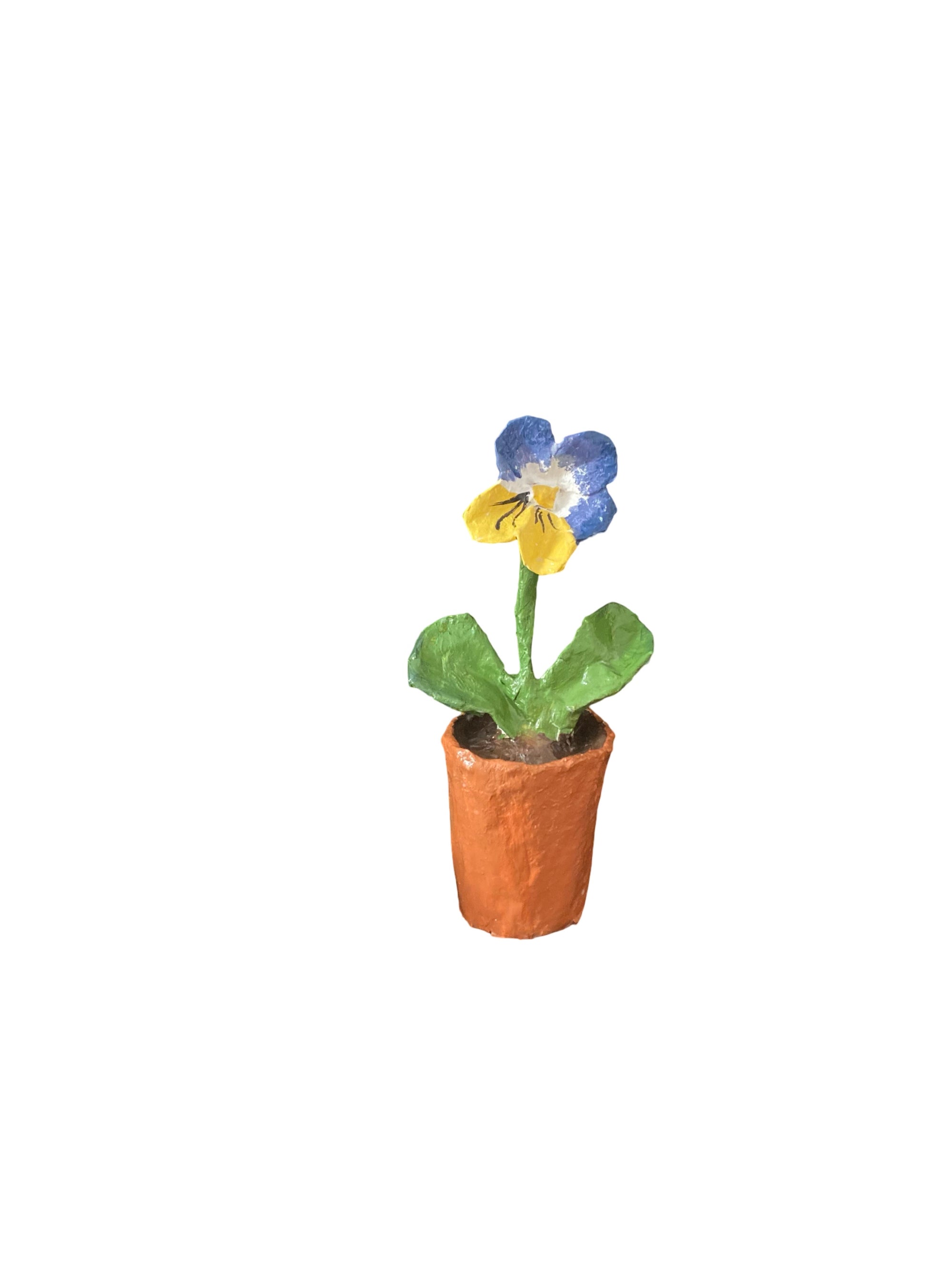 Dana Gibson Pansy Pots