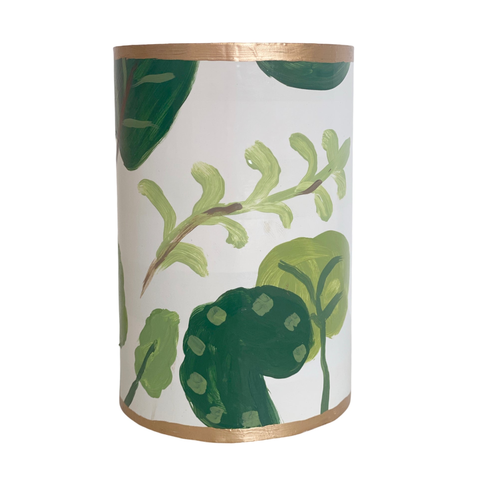 Dana Gibson Fern Pen Cup  in Green, Blue, Pink and Yellow