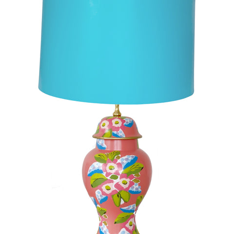 Dana Gibson Elsie in Coral Lamp