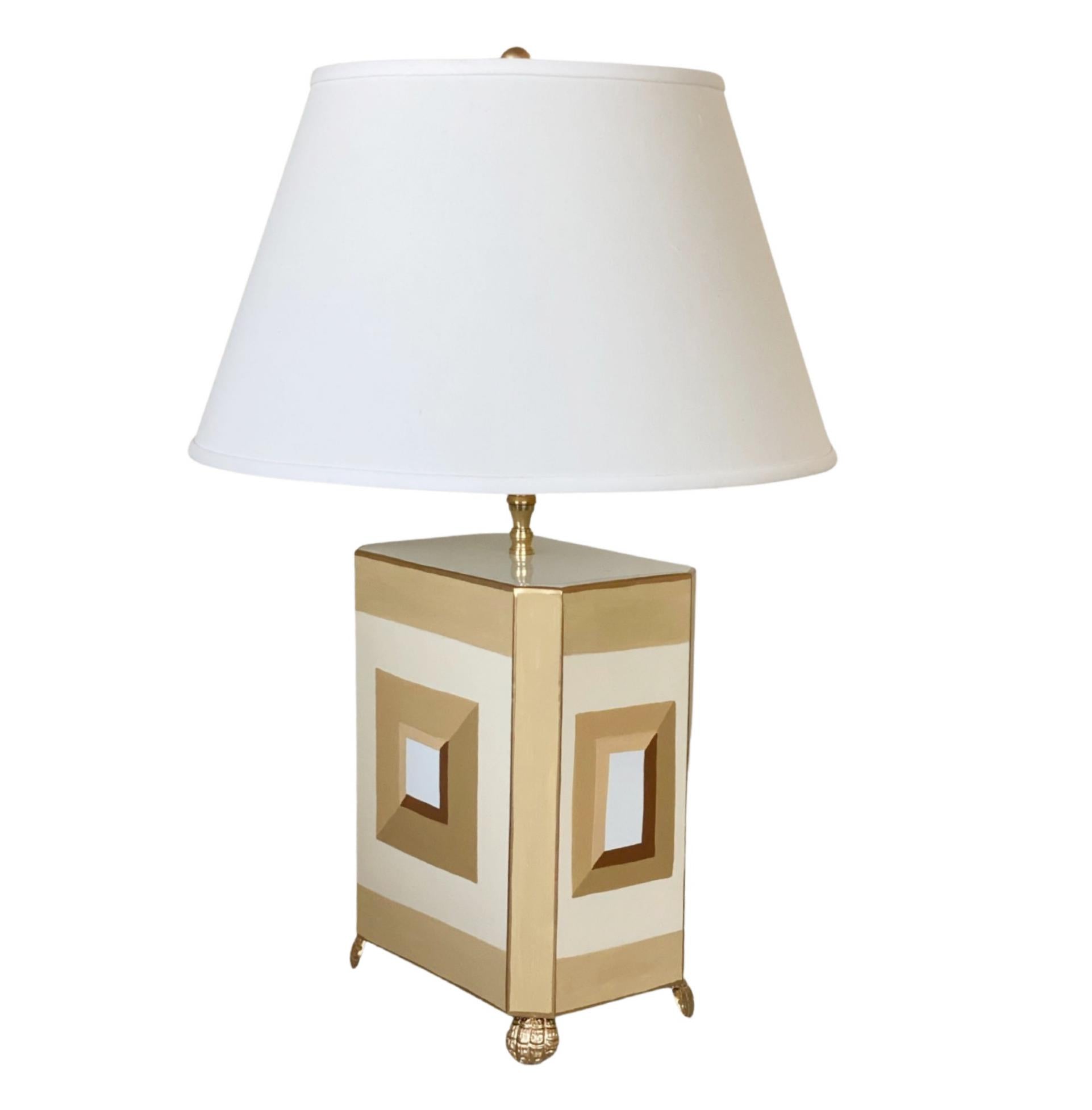 Dana Gibson Gem Palace Lamp in Taupe