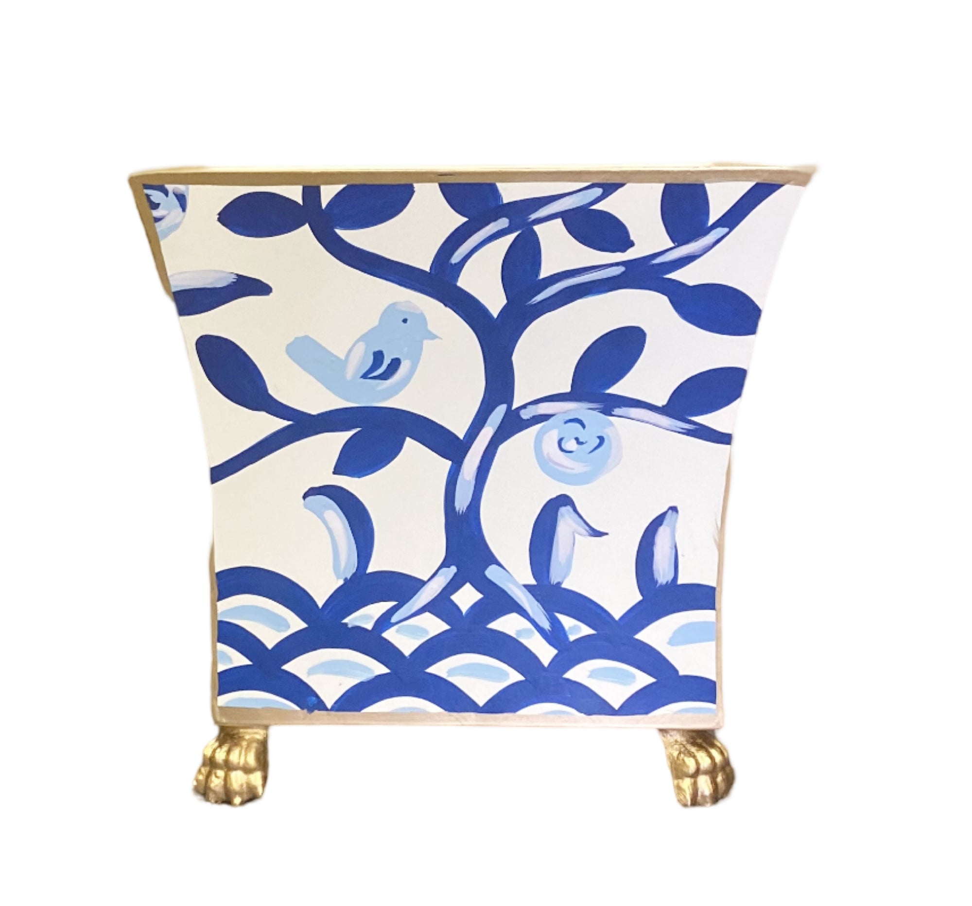 Dana Gibson Large Cliveden Cachepot in Pink, Blue or Green