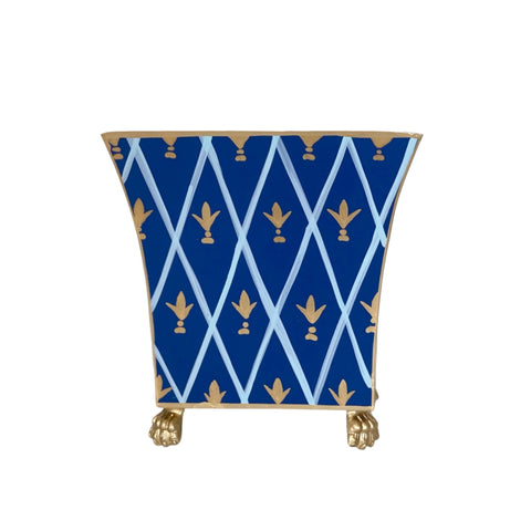 Dana Gibson Newport Cachepot in Blue, Large