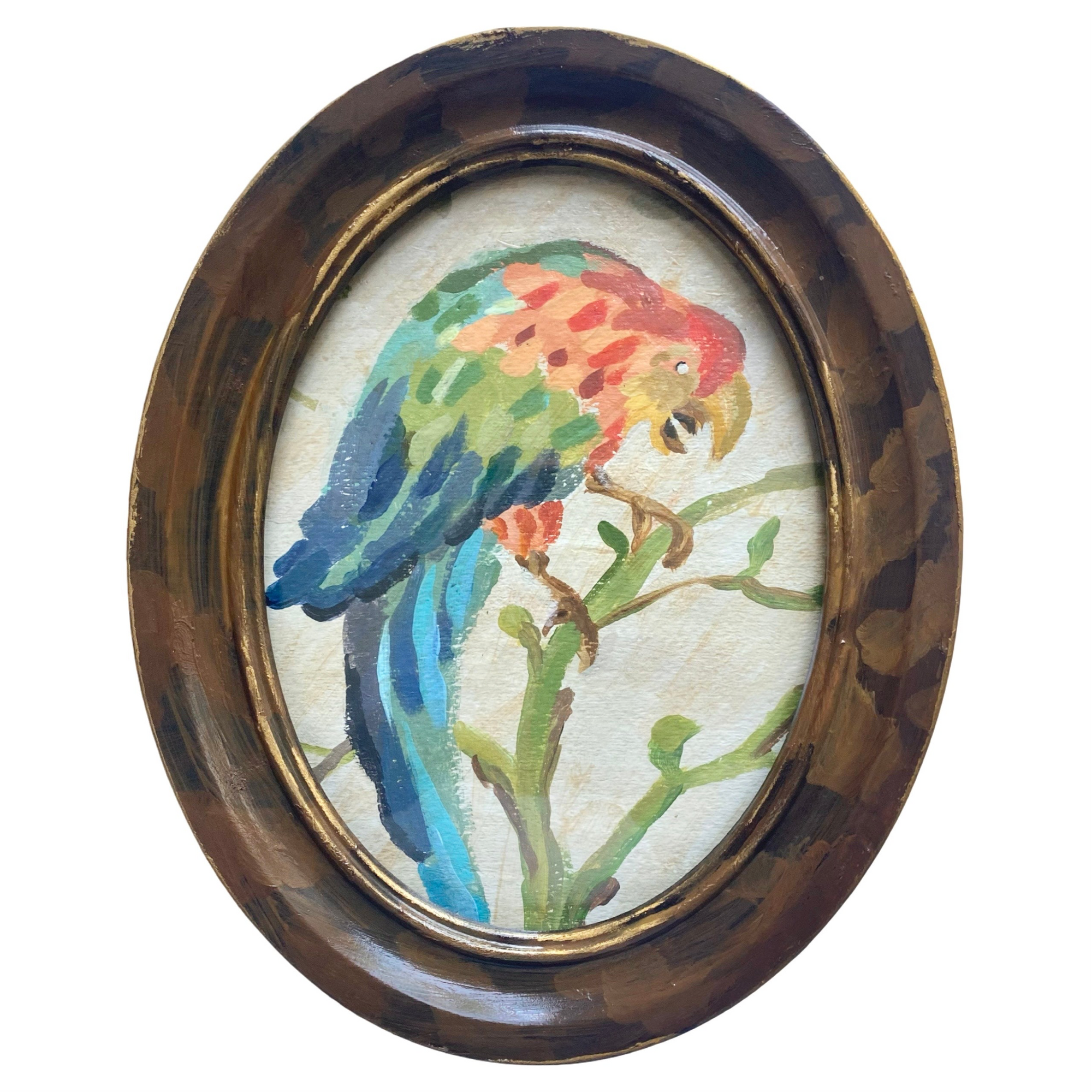 Dana Gibson Blue Winged Parrot