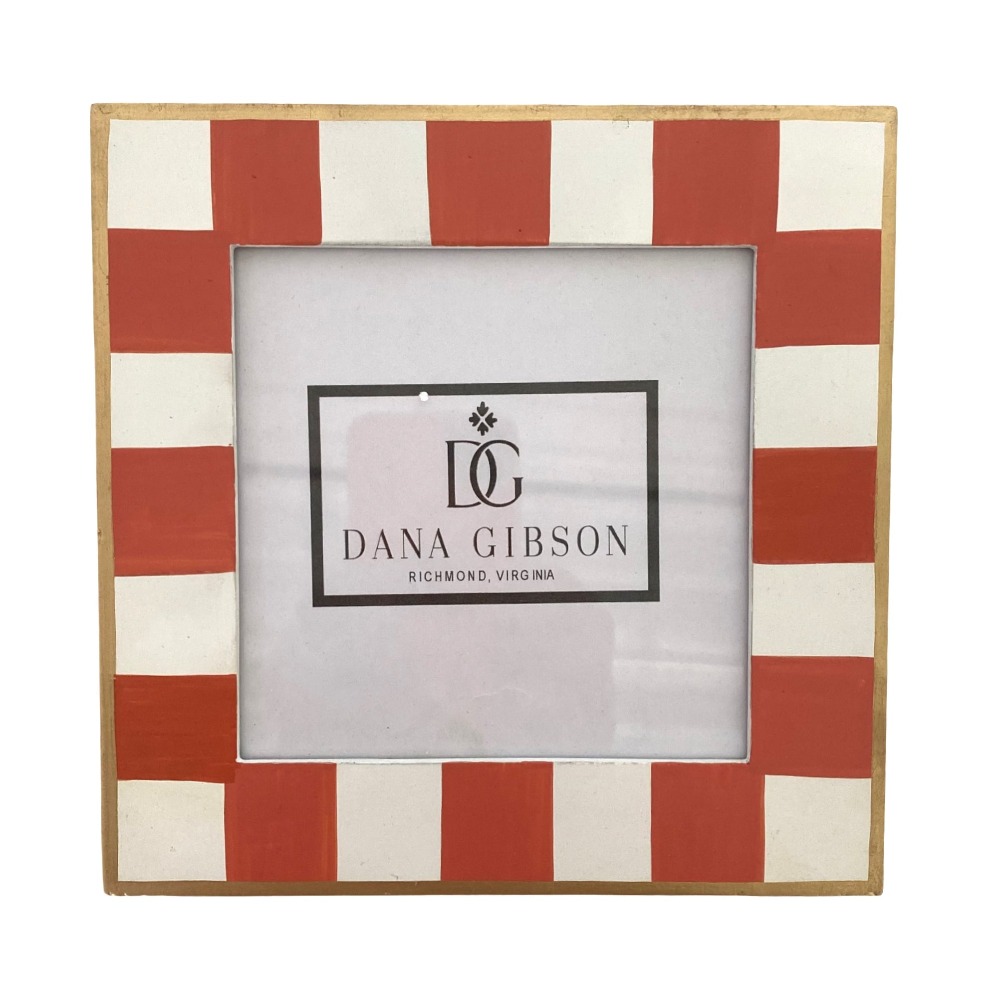 Dana Gibson Cammy Stripe Photo Frame in Blue, Green, or Coral