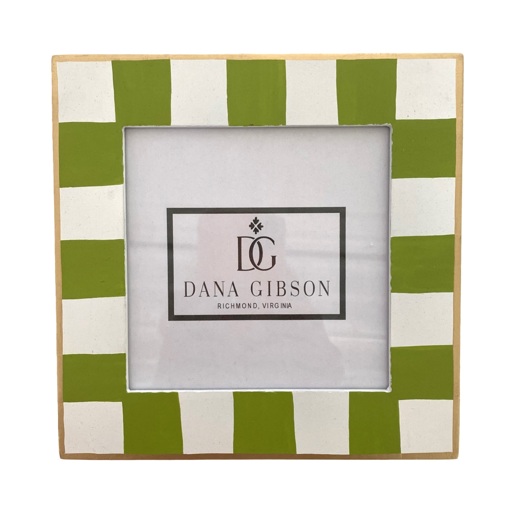 Dana Gibson Cammy Stripe Photo Frame in Blue, Green, or Coral