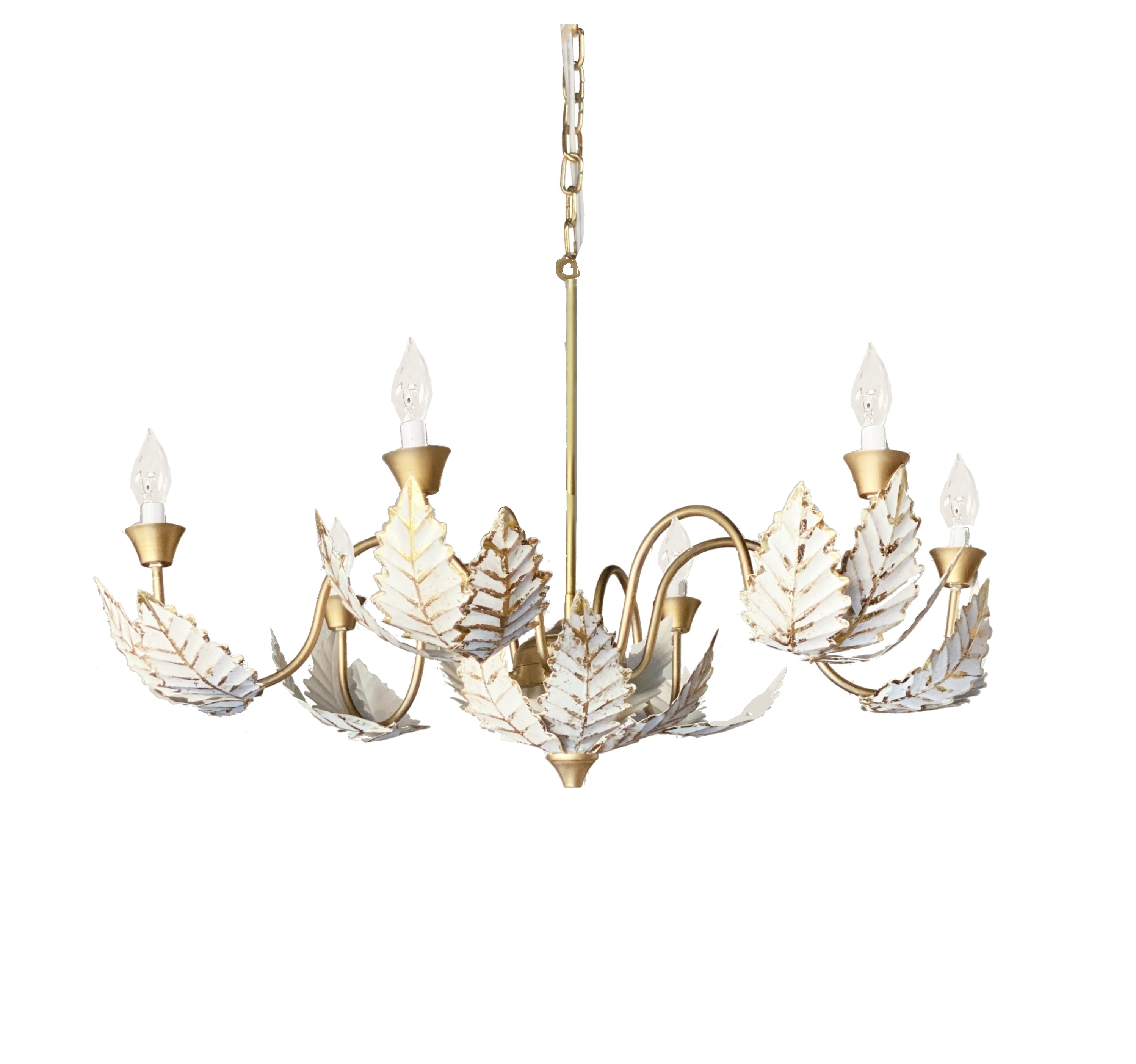 Dana Gibson Margot Chandelier in White, 2Q