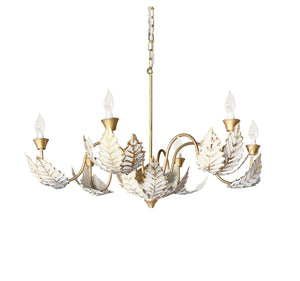 Dana Gibson Margot Chandelier in White, 2Q