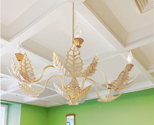Dana Gibson Margot Chandelier in White, 2Q