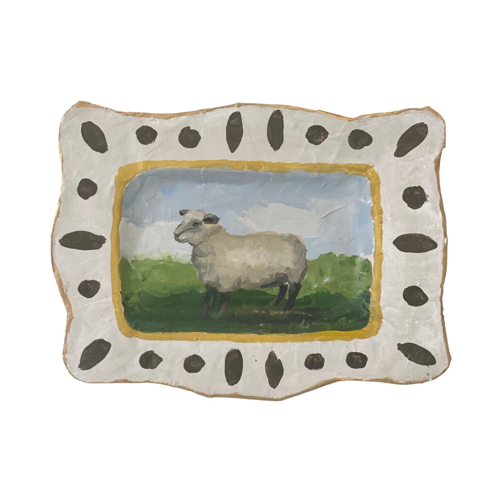 Dana Gibson  Sheep in Pasture