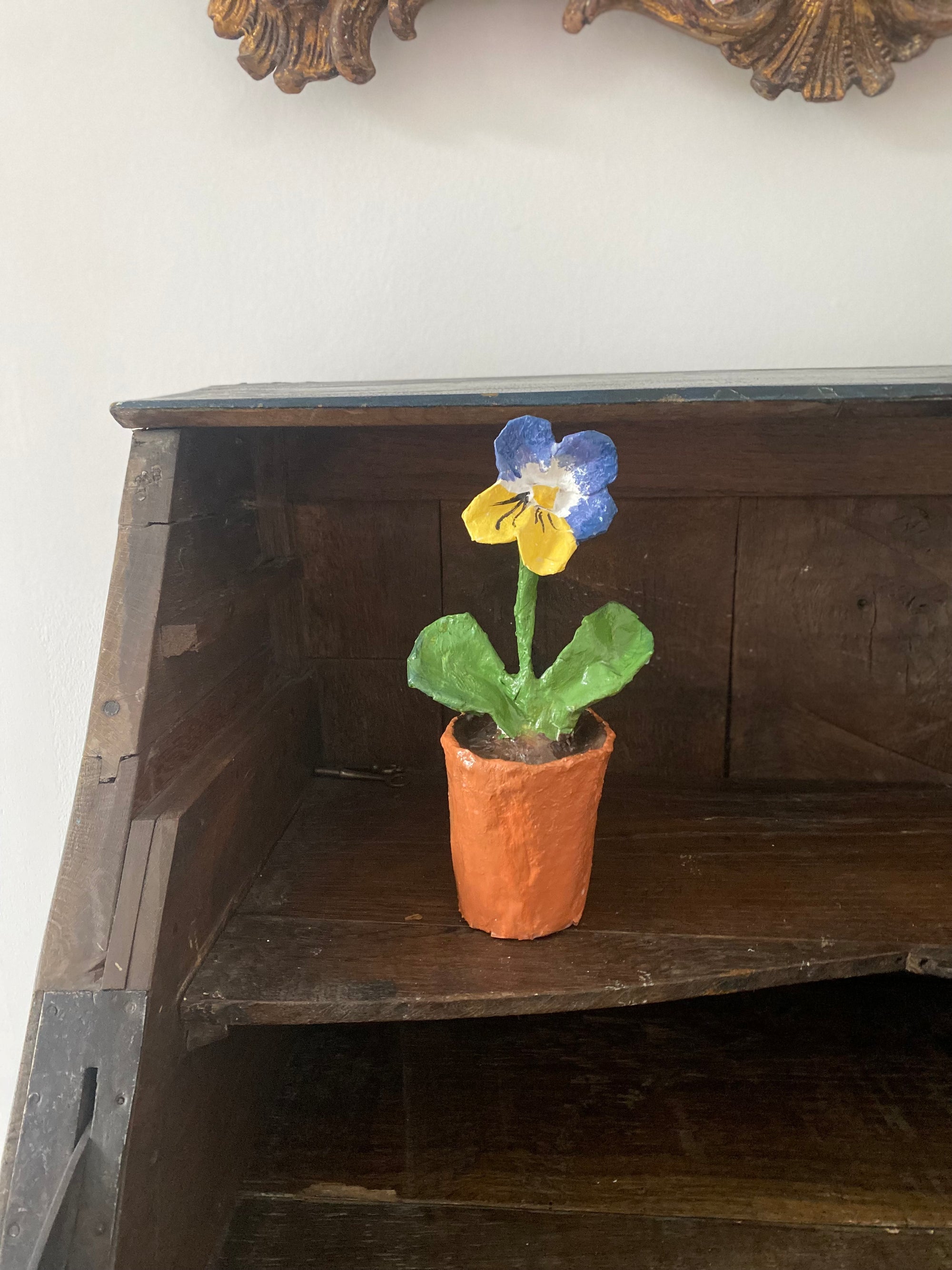 Dana Gibson Pansy Pots