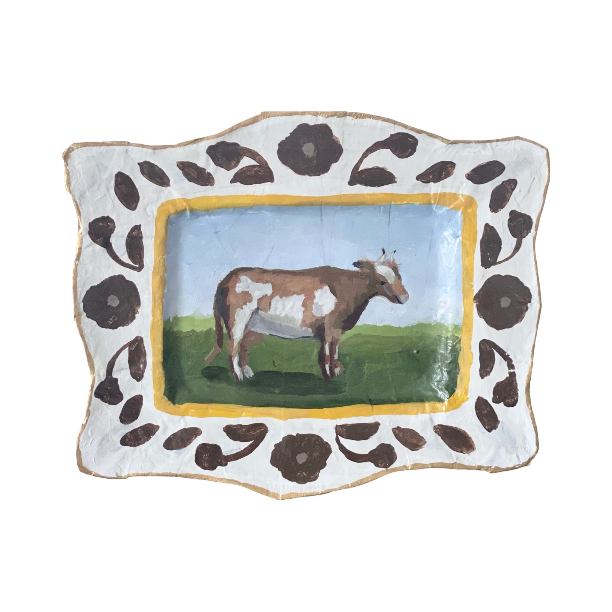 Dana Gibson  Cow in Pasture