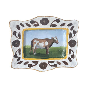 Dana Gibson  Cow in Pasture