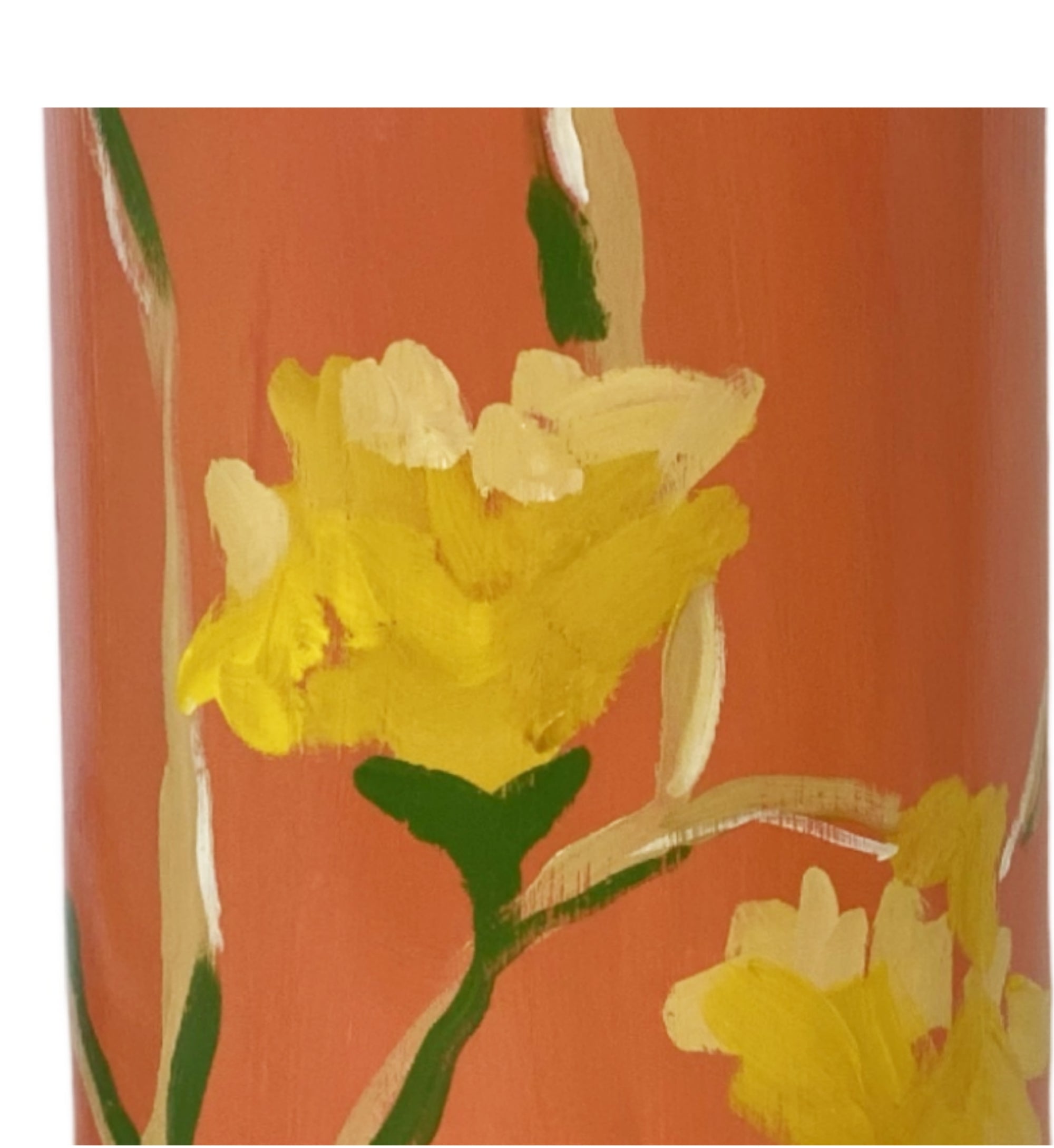 Dana Gibson Hand Painted Tulip Poplar Lamp