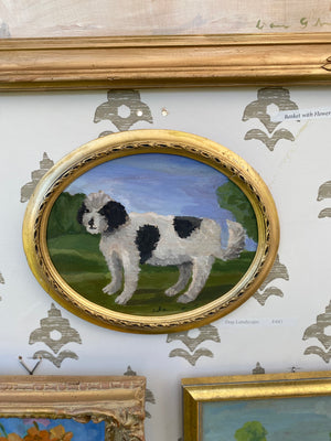 Dana Gibson Dog in Landscape