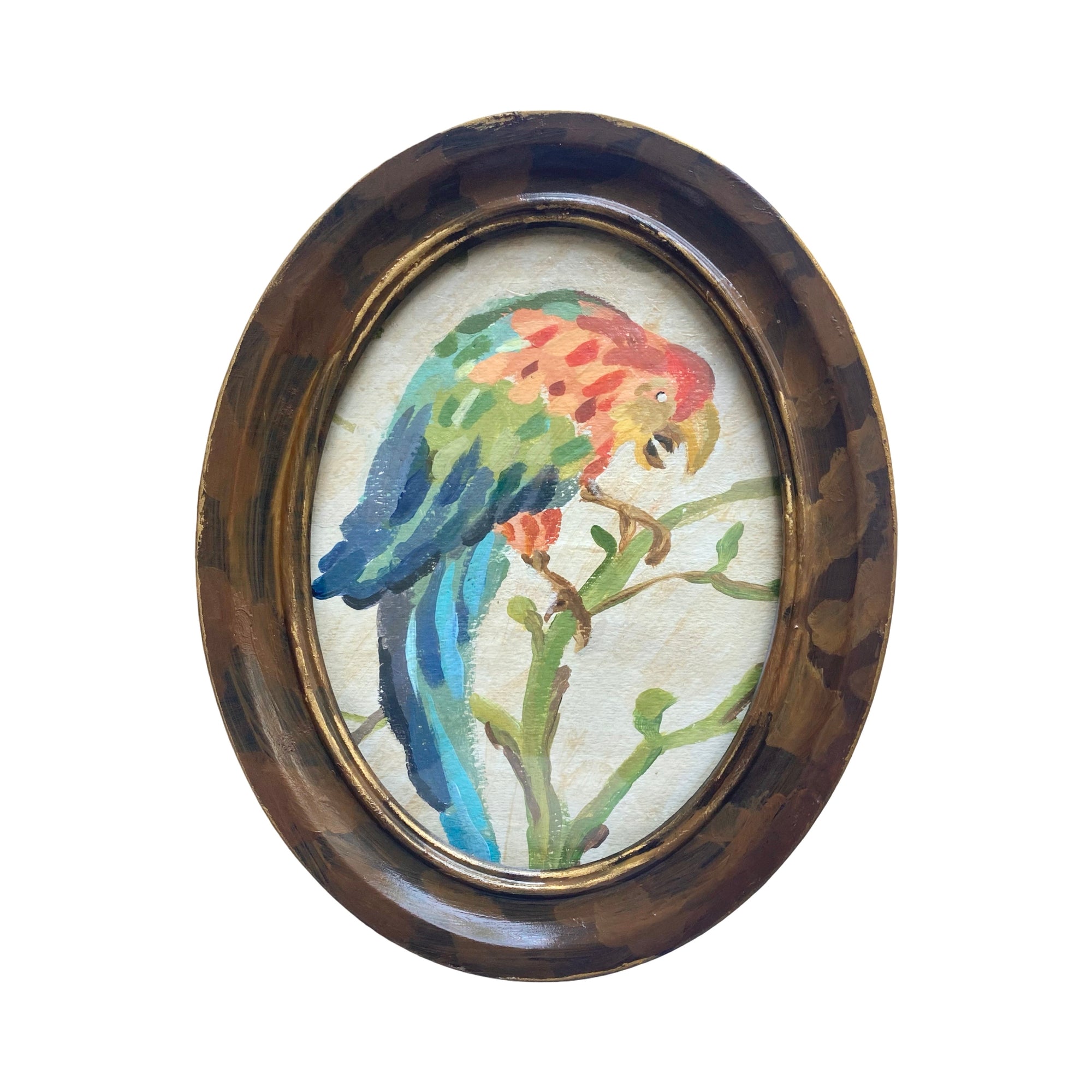Dana Gibson Blue Winged Parrot