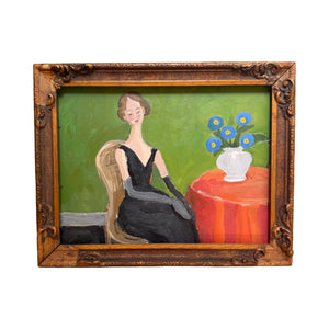 Dana Gibson Lady at the Orange Table