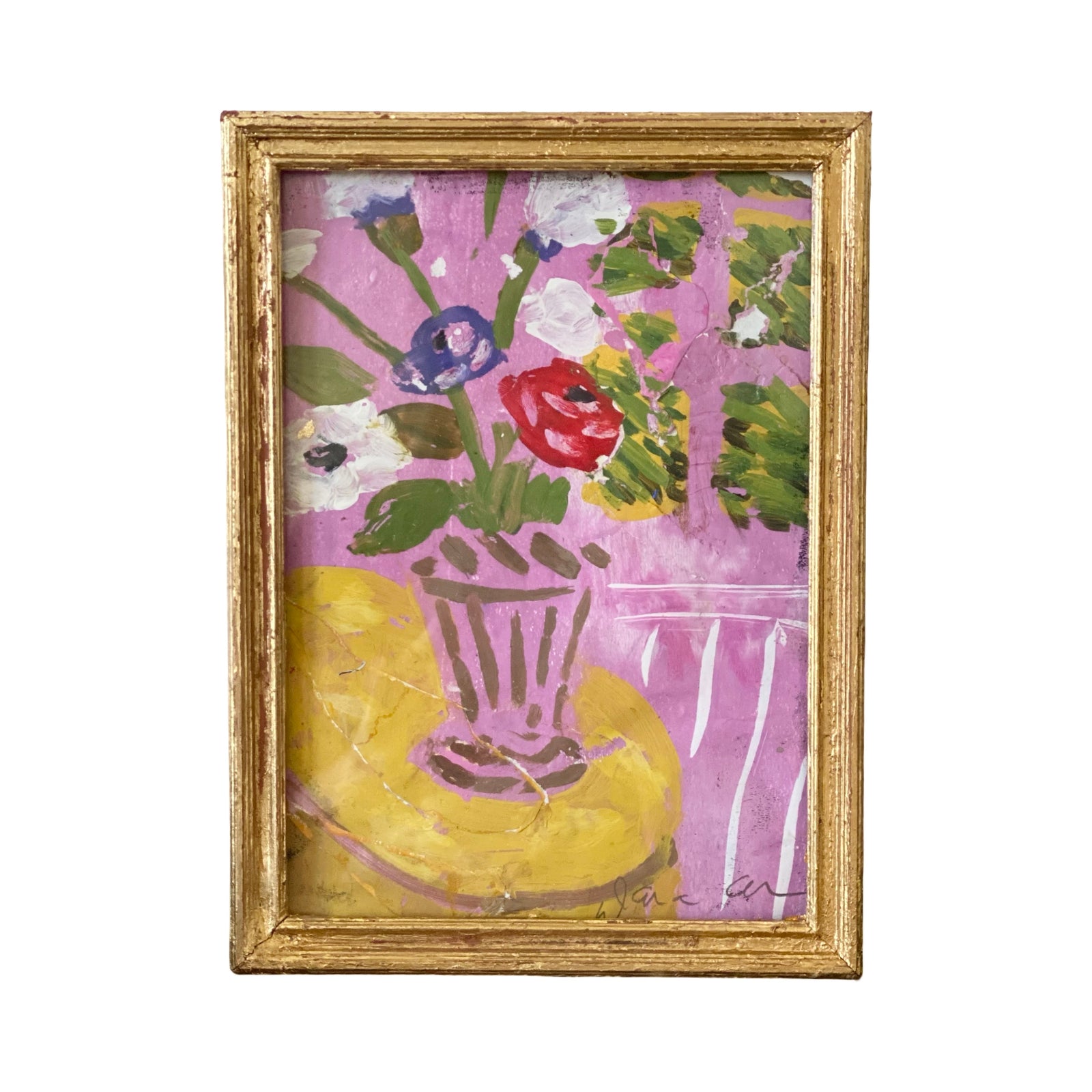 Dana Gibson Jazzy Floral,  Framed