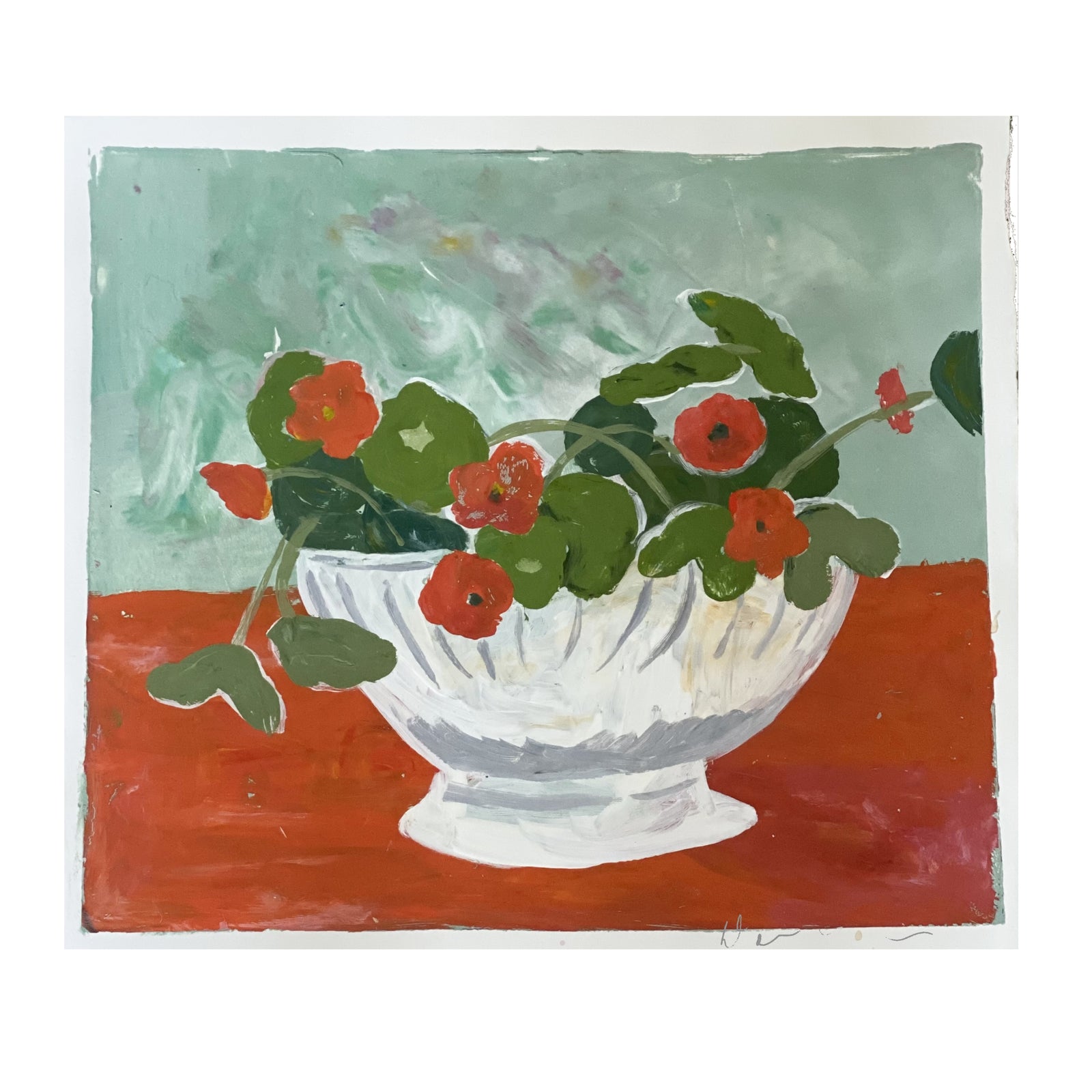 Dana Gibson Nasturtium 1, Unframed