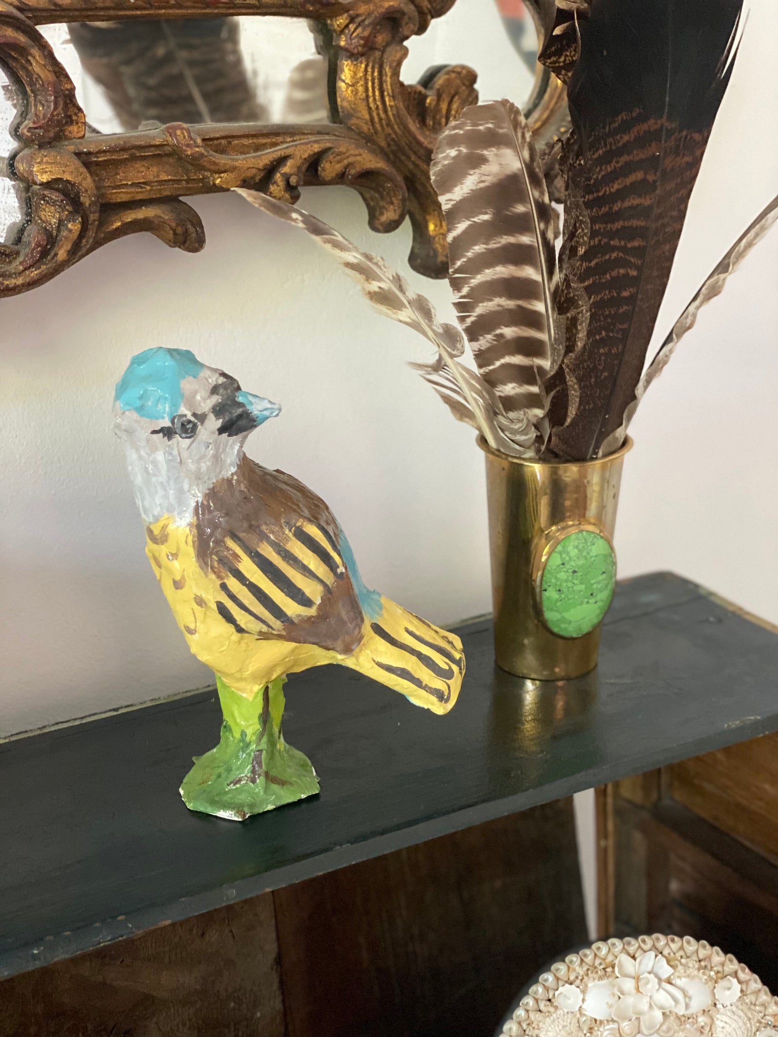 Dana Gibson Striped Bird