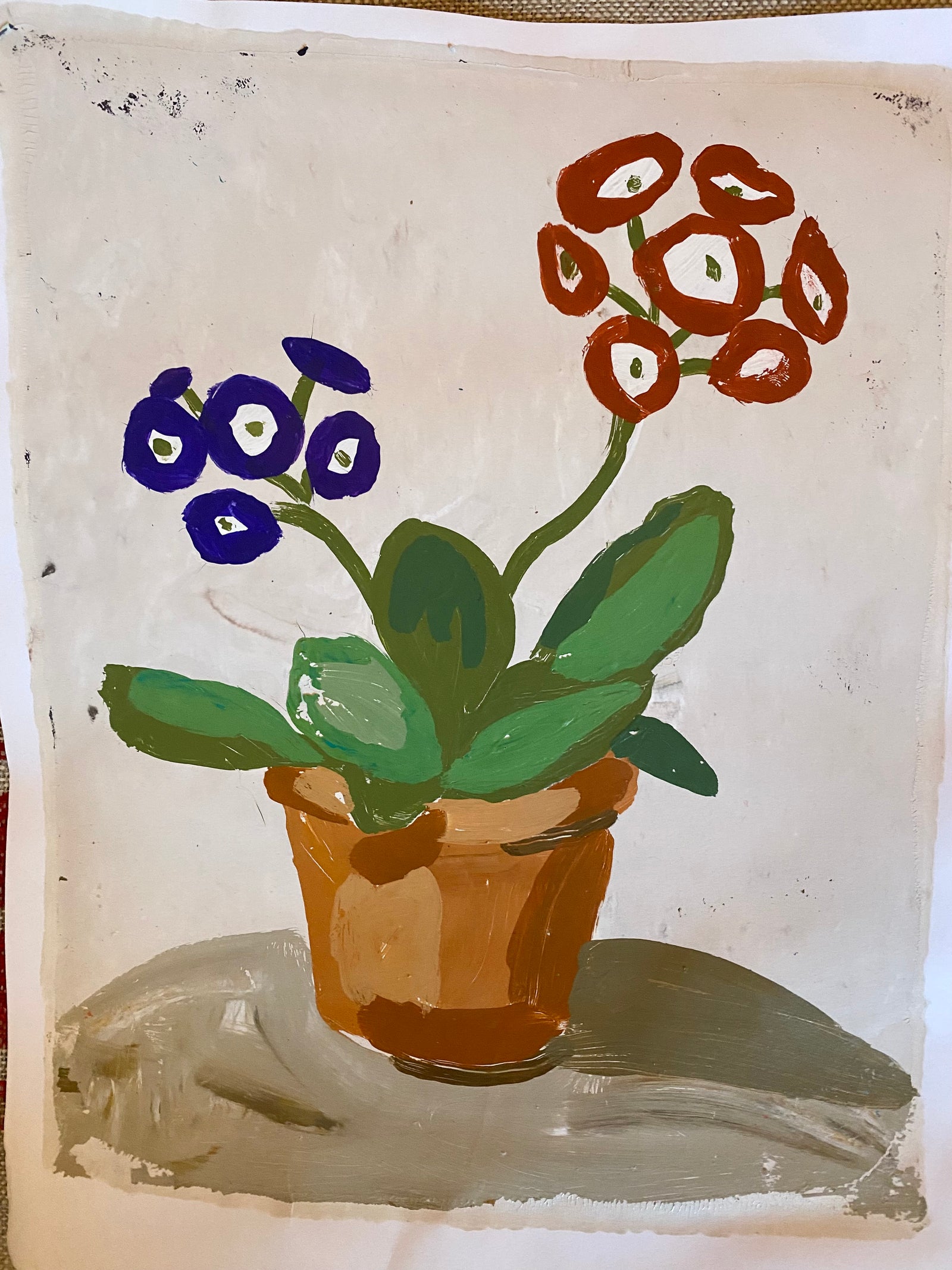 Dana Gibson Primula Painting I, unframed