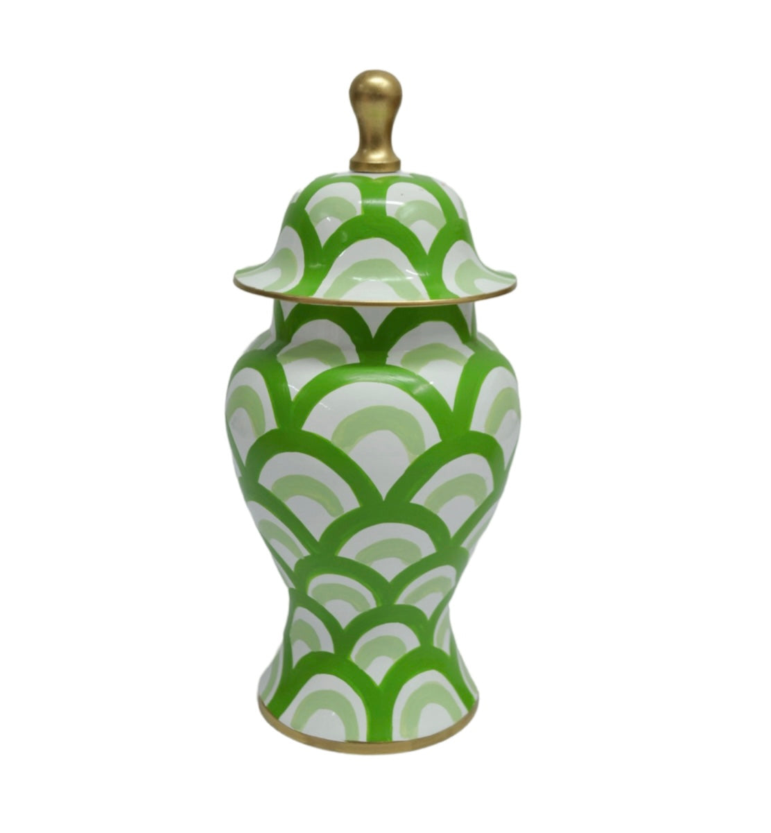 Dana Gibson Palatino Jar in Green