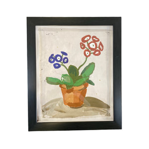 Dana Gibson Potted Plant Series, Blue Hyacinth