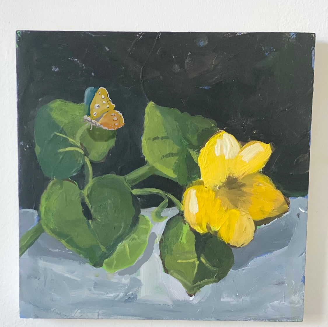 Dana Gibson Squash Blossom Painting