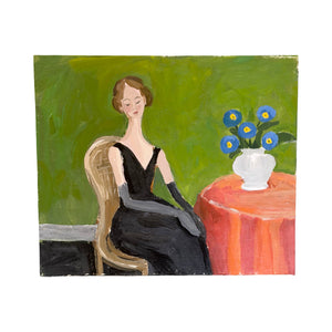 Dana Gibson Lady at the Orange Table