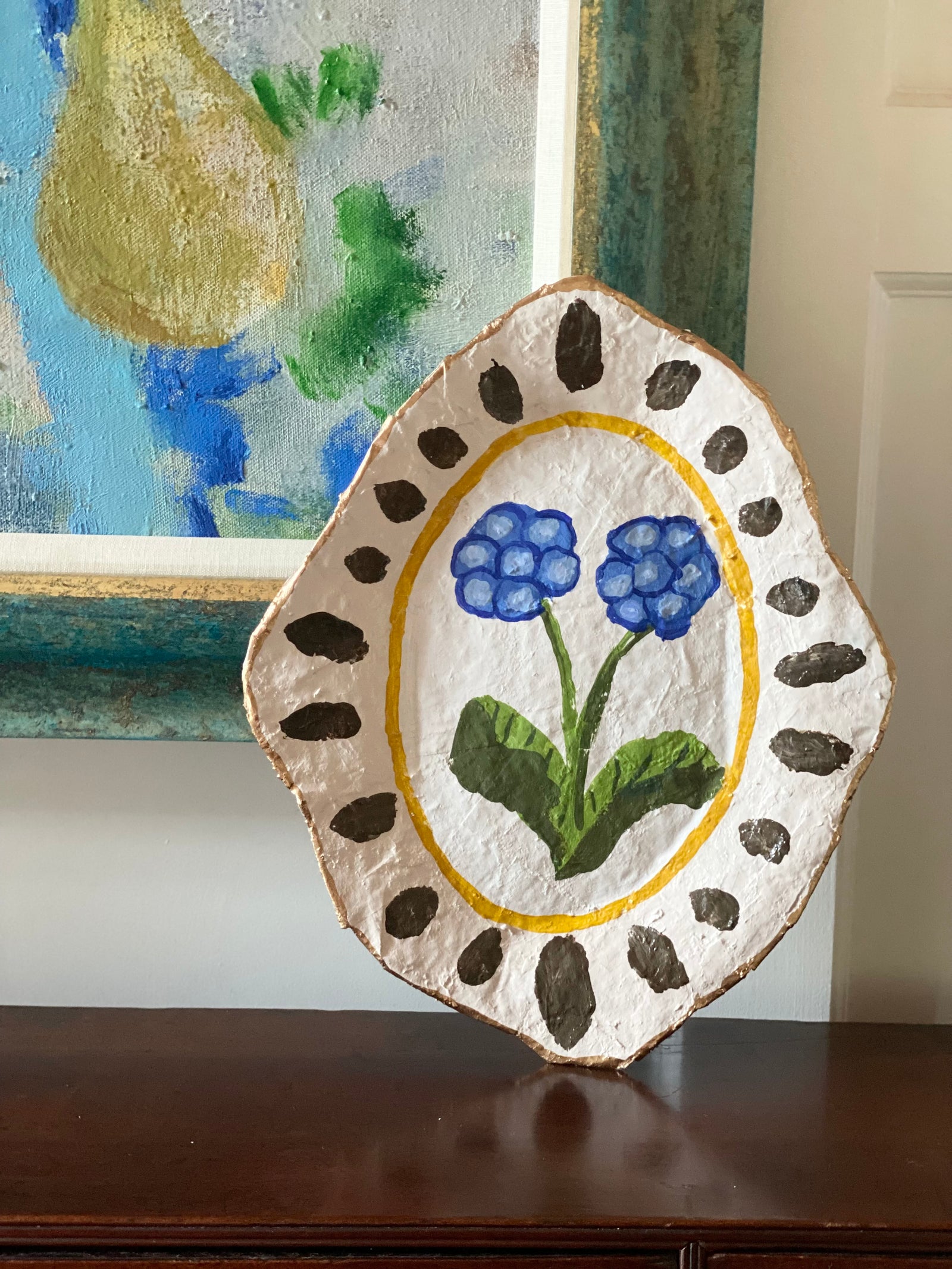 Dana Gibson Blue Primrose Plate