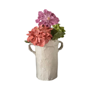 Dana Gibson Zinnias in Mason Jar