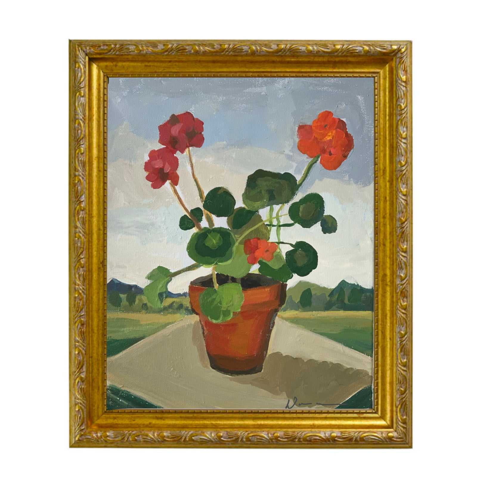 Dana Gibson Geraniums