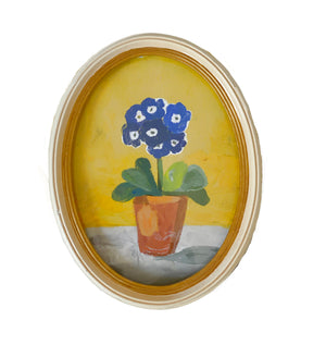 Dana Gibson Primula Study in Yellow