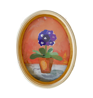 Dana Gibson Primula Study in Yellow