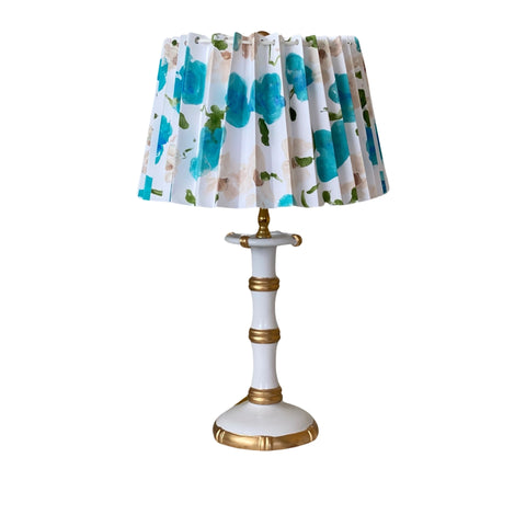 Bamboo Candle Stick Lamp by Dana Gibson in White