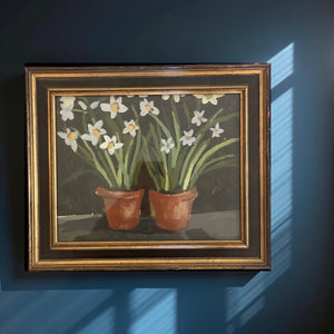 Dana Gibson Paper Whites in Potting Shed