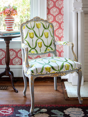 Tulip Design on White