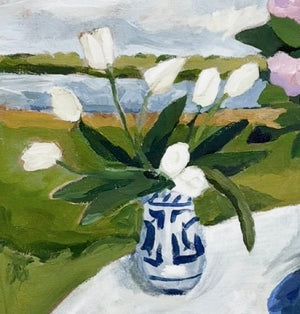 Dana Gibson Table at Marsh