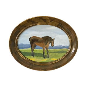 Dana Gibson Horse in Meadow