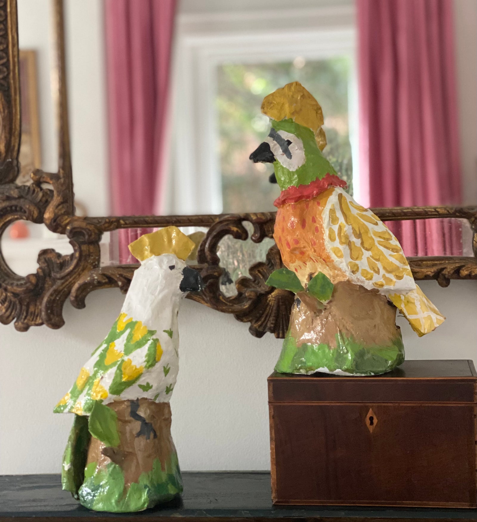 Dana Gibson Parrots, a Pair